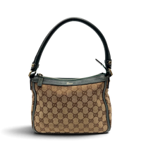 Gucci Schultertasche Abbey monogram beige – Gesamtansicht