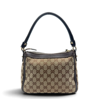 Gucci Schultertasche Abbey monogram beige – Gesamtansicht