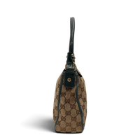 Gucci Schultertasche Abbey monogram beige – Seitenansicht