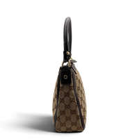 Gucci Schultertasche Abbey monogram beige – Seitenansicht