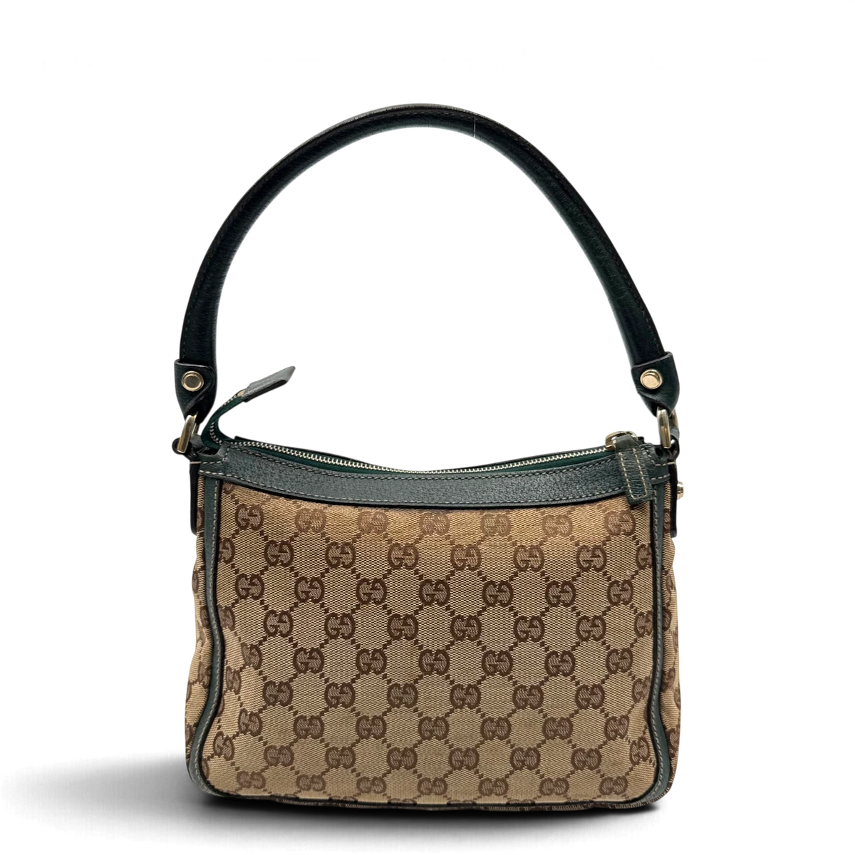Gucci Schultertasche Abbey monogram beige – Gesamtansicht