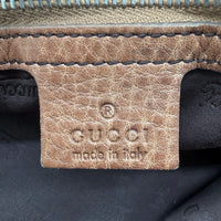 Gucci Schultertasche Bamboo Bar monogram beige