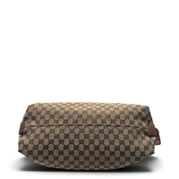 Gucci Schultertasche Bamboo Bar monogram beige