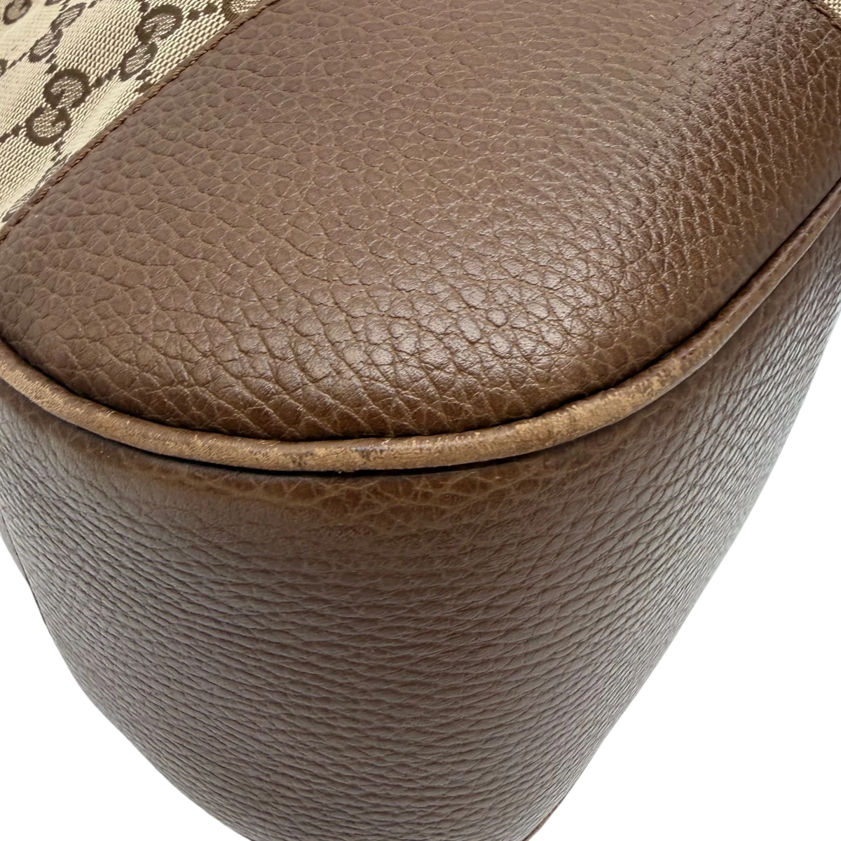 Gucci Schultertasche Bree Hobo monogram beige
