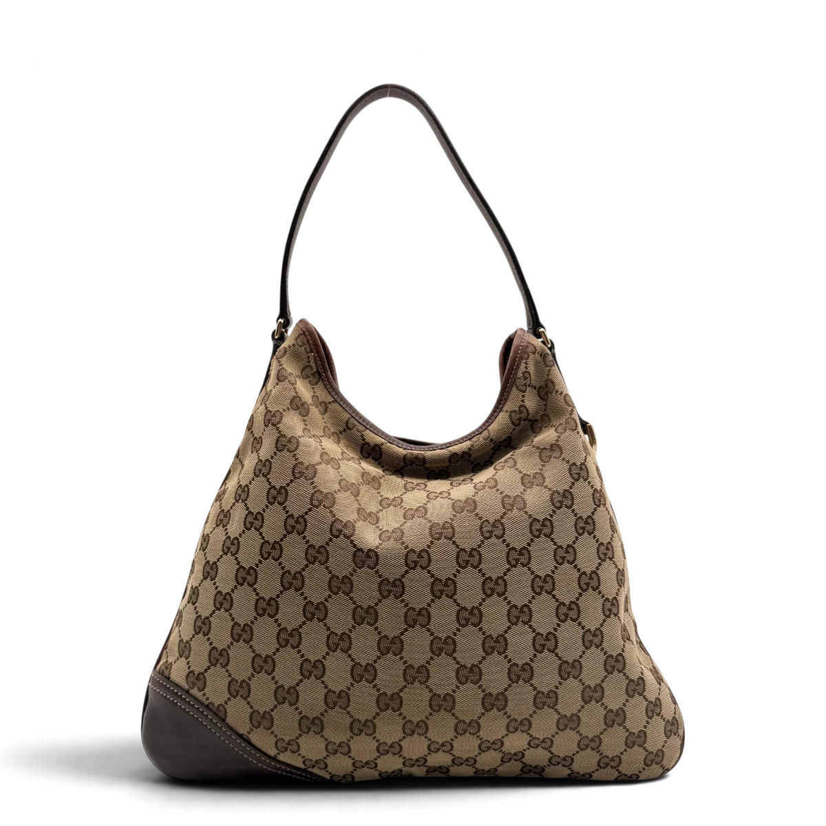 Gucci Schultertasche Britt Hobo monogram beige – Gesamtansicht