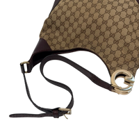 Gucci Shoulder Bag Charlotte Hobo monogram beige