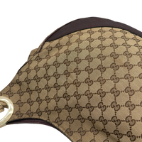 Gucci Shoulder Bag Charlotte Hobo monogram beige
