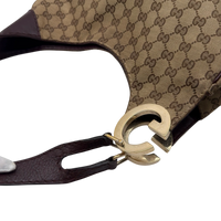 Gucci Shoulder Bag Charlotte Hobo monogram beige