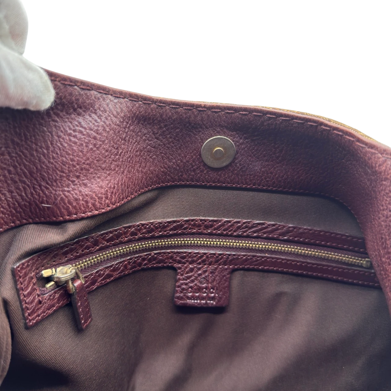 Gucci Shoulder Bag Charlotte Hobo monogram beige