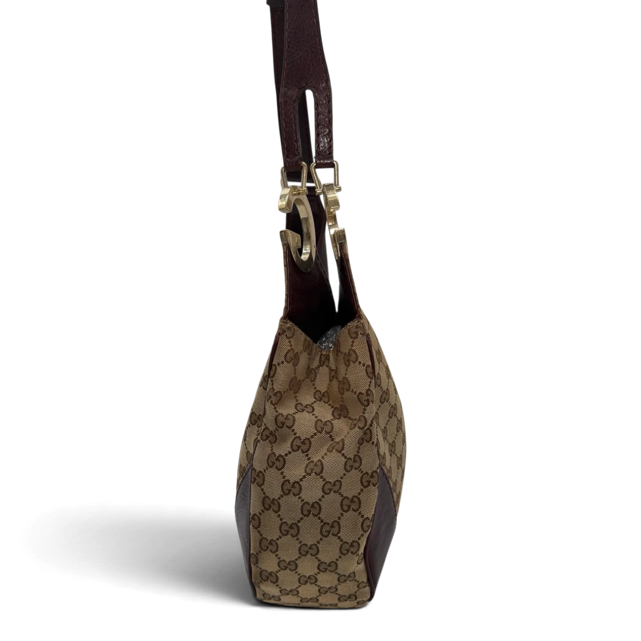 Gucci Shoulder Bag Charlotte Hobo monogram beige