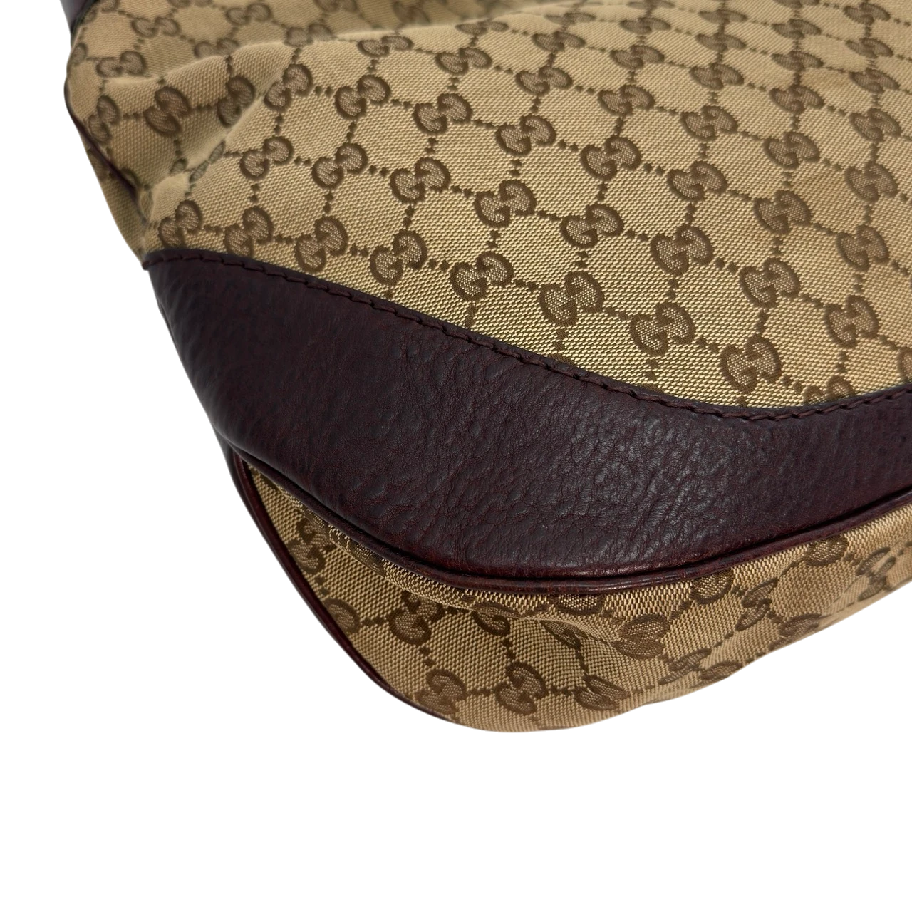 Gucci Shoulder Bag Charlotte Hobo monogram beige