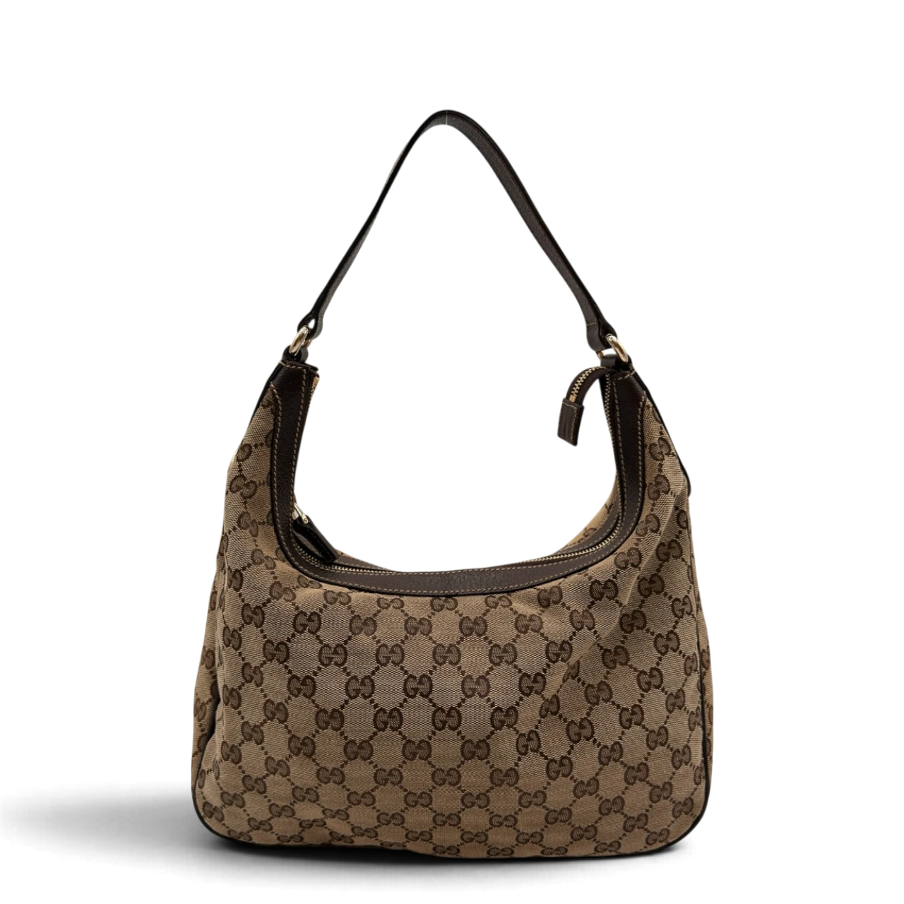 Gucci Schultertasche Charmy Eclipse Hobo monogram beige