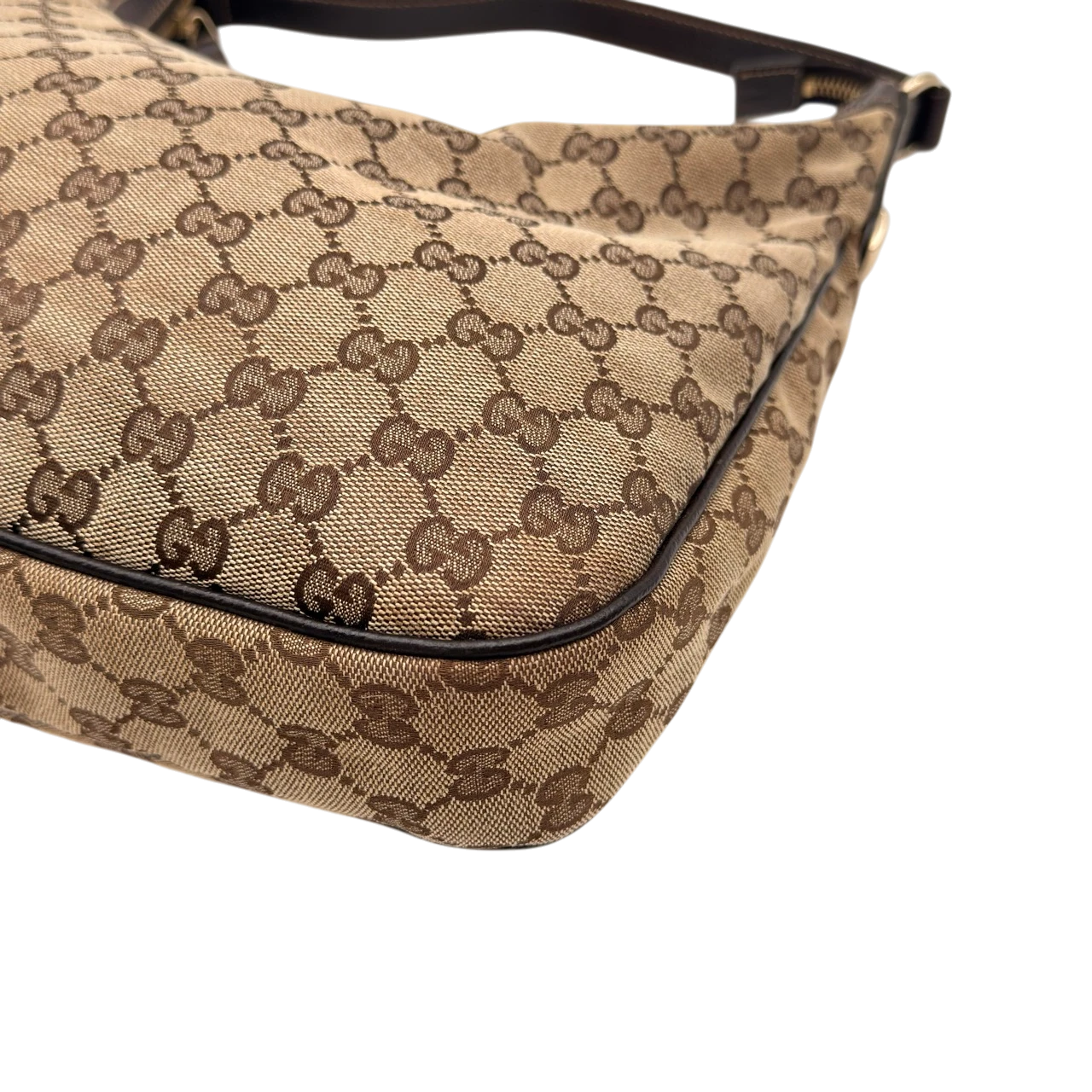 Gucci Schultertasche Charmy Eclipse Hobo monogram beige