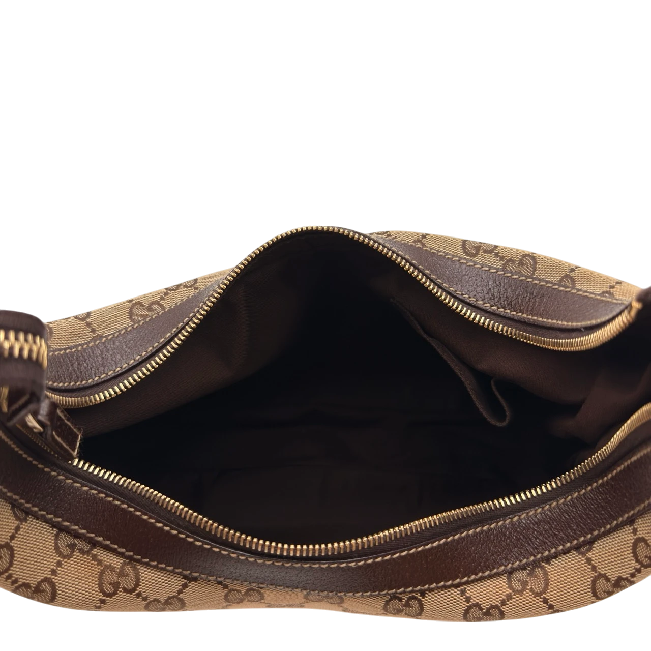 Gucci Schultertasche Charmy Eclipse Hobo monogram beige
