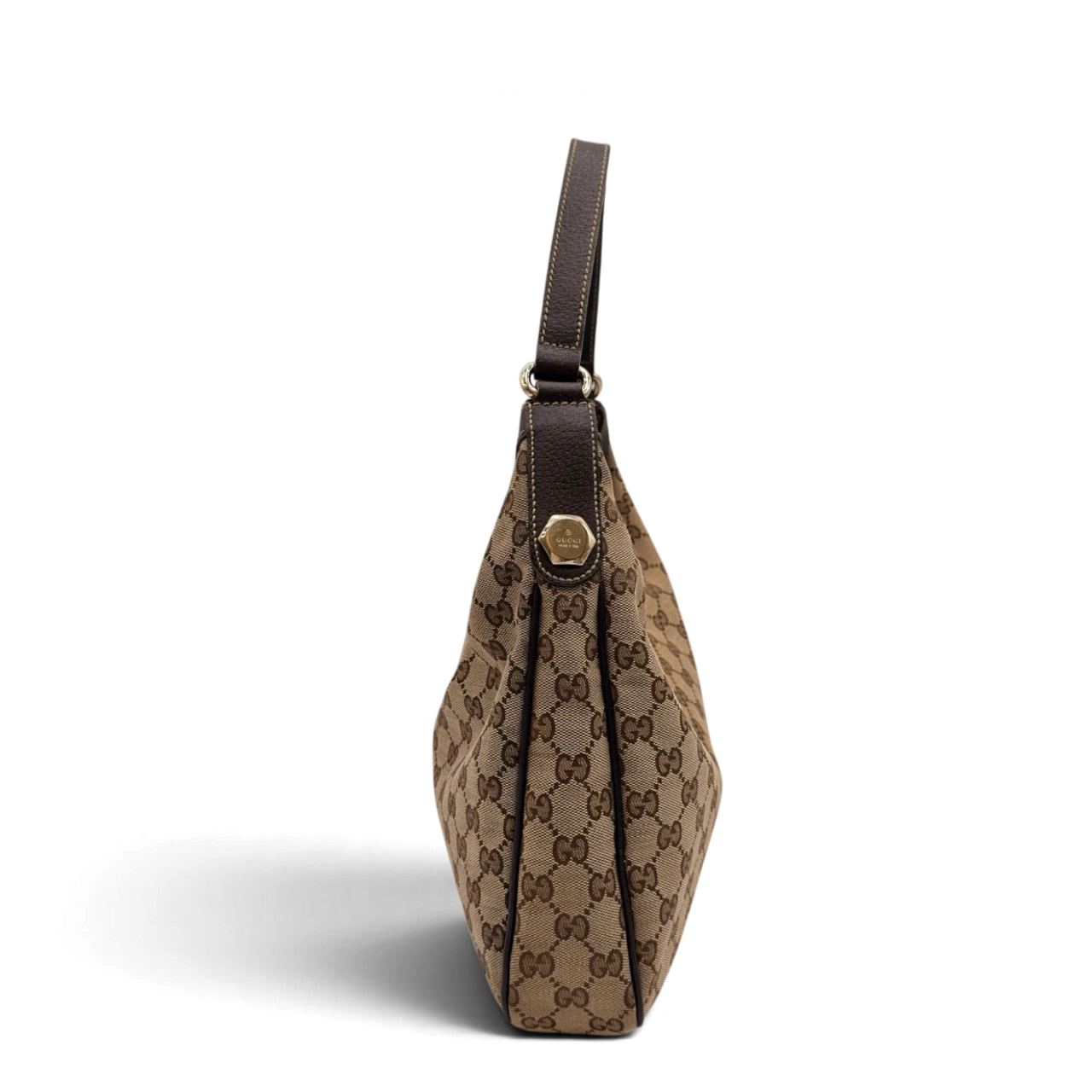 Gucci Schultertasche Charmy Eclipse Hobo monogram beige
