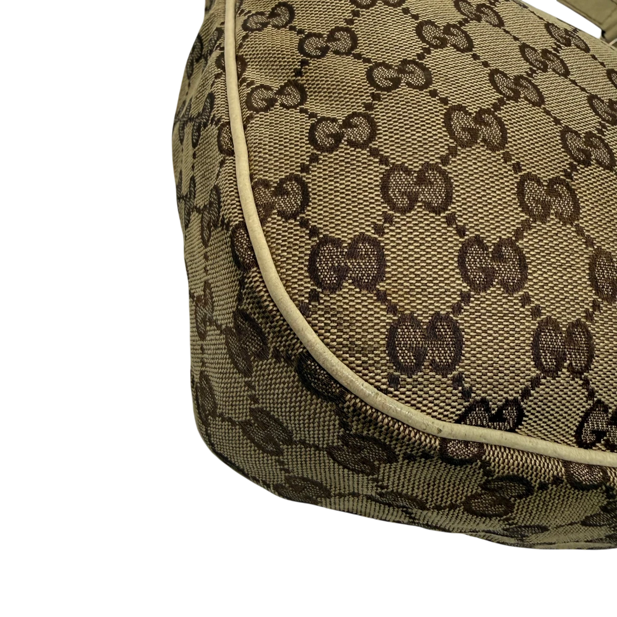 Gucci Schultertasche Charmy Eclipse Hobo monogram beige
