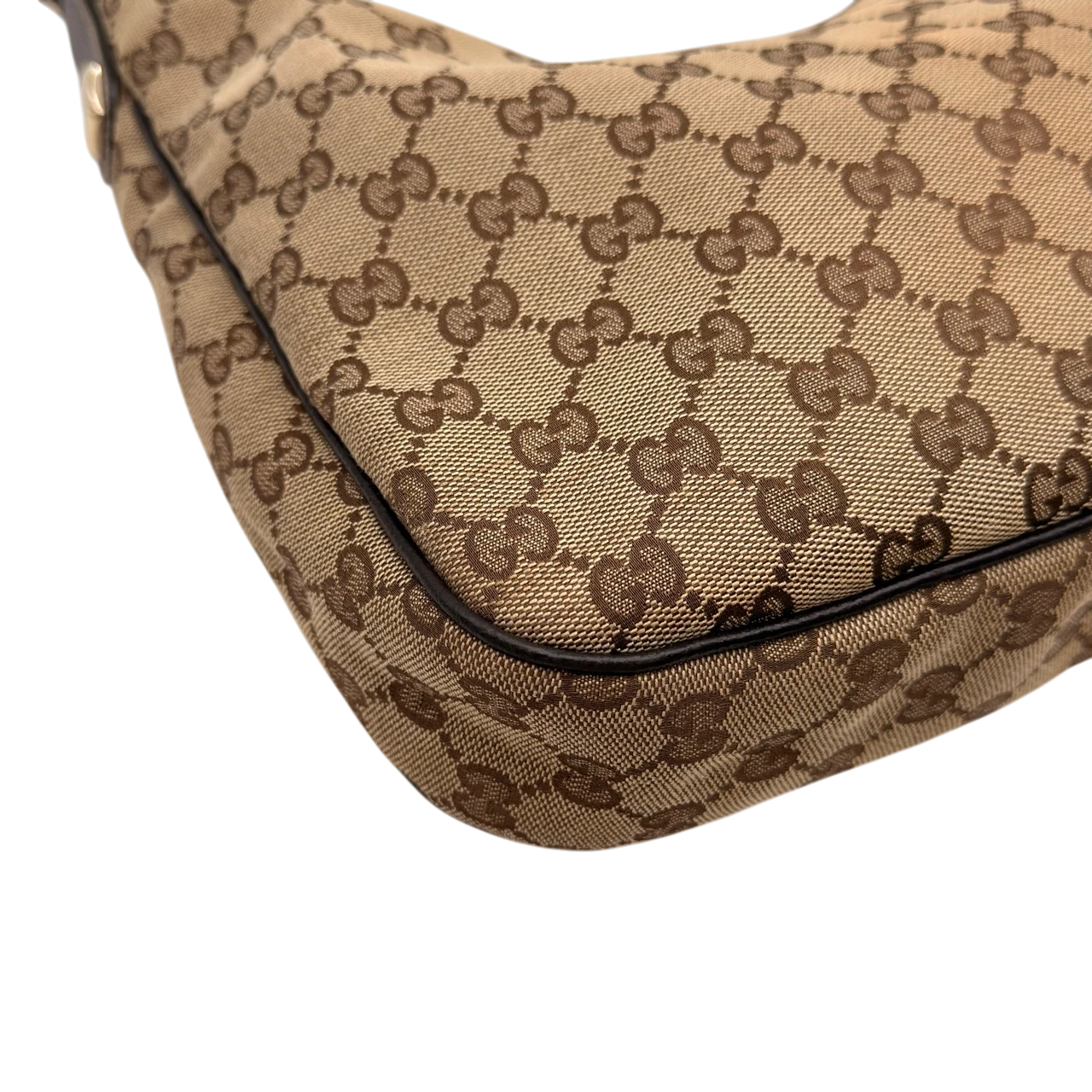 Gucci Schultertasche Charmy Eclipse Hobo monogram beige