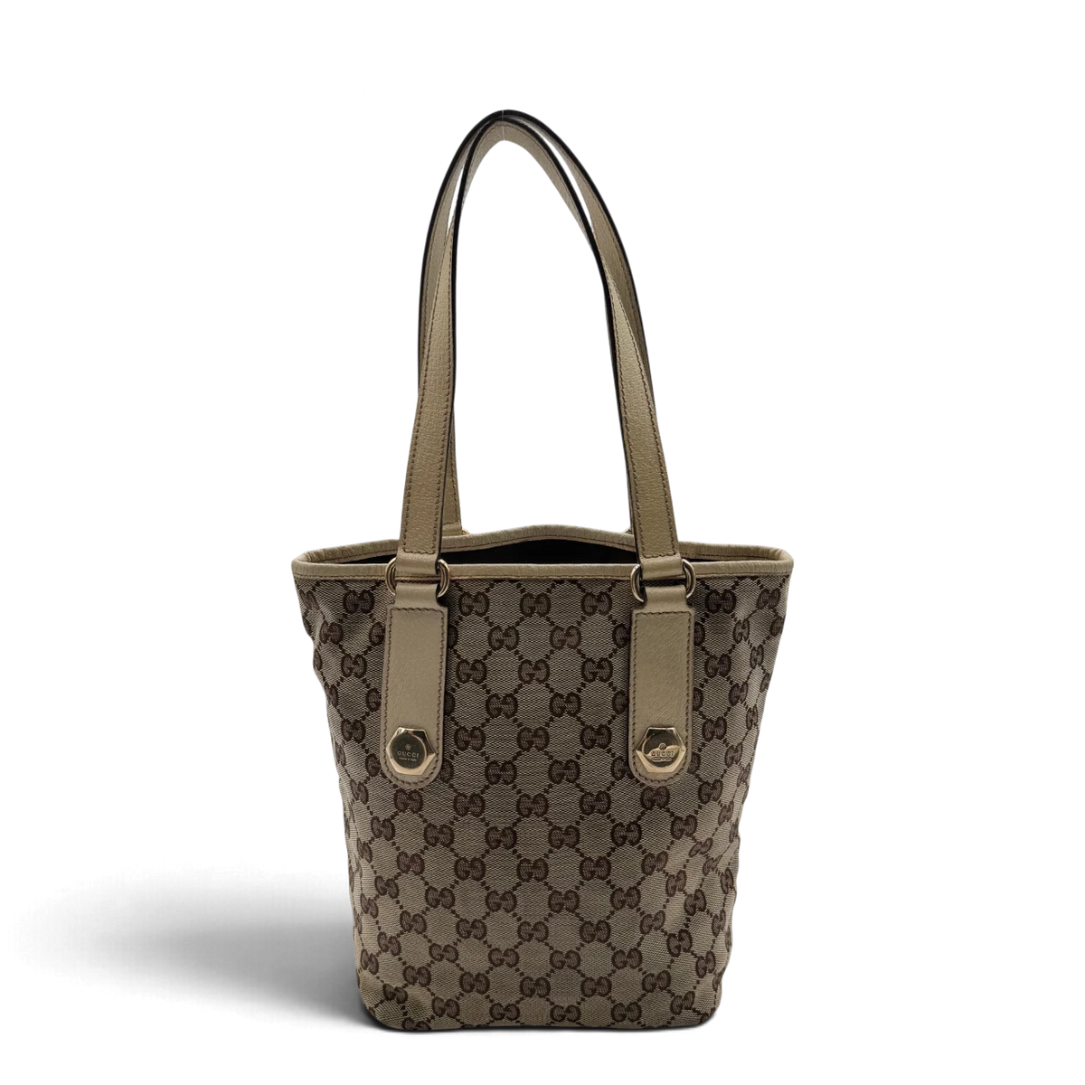 Gucci Schultertasche Charmy Mini Shopper monogram beige – Gesamtansicht