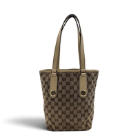 Gucci Schultertasche Charmy Mini Shopper monogram beige – Gesamtansicht