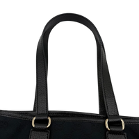Gucci Schultertasche Charmy Mini Shopper monogram schwarz – Henkel im Detail