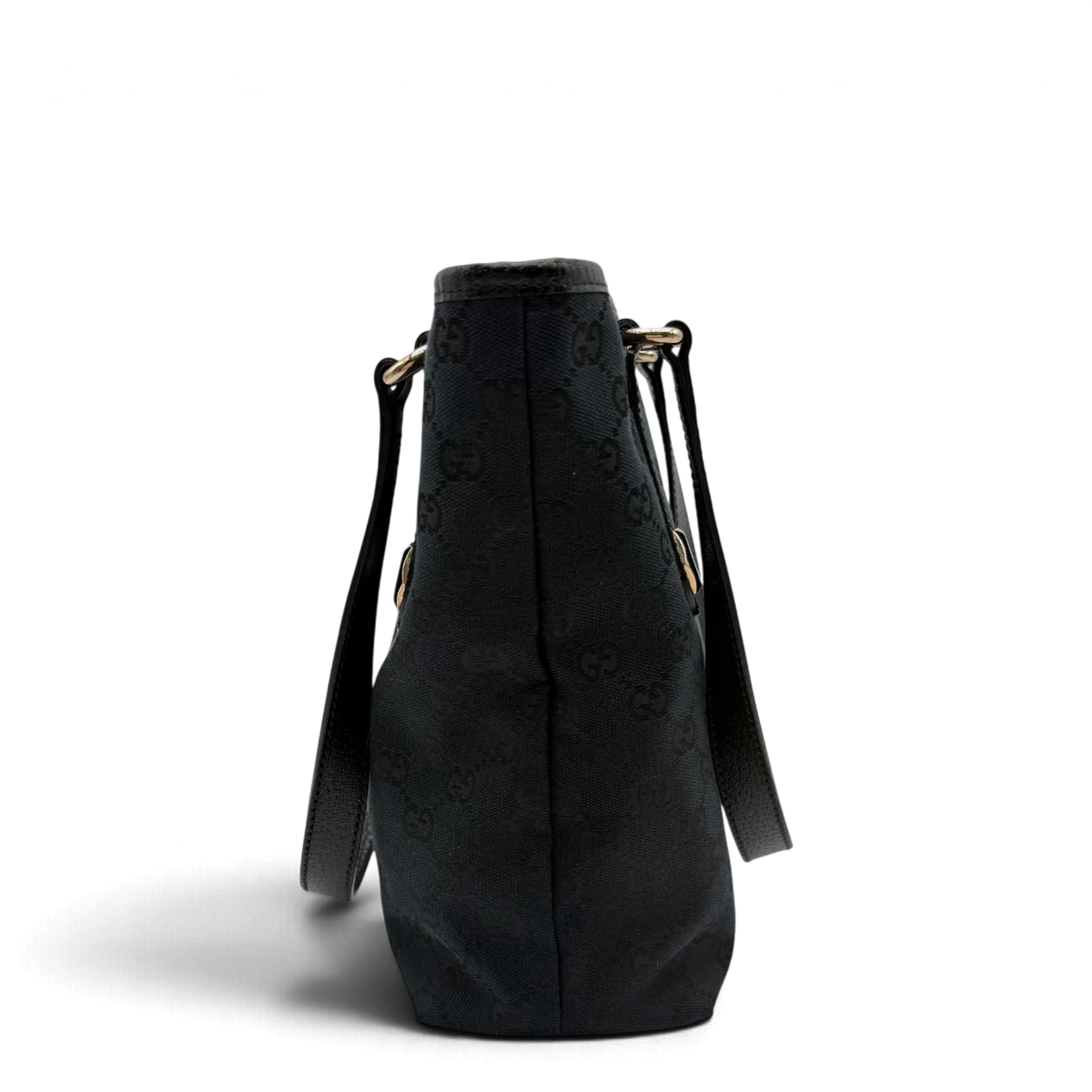 Gucci Schultertasche Charmy Mini Shopper monogram schwarz – Seitenansicht