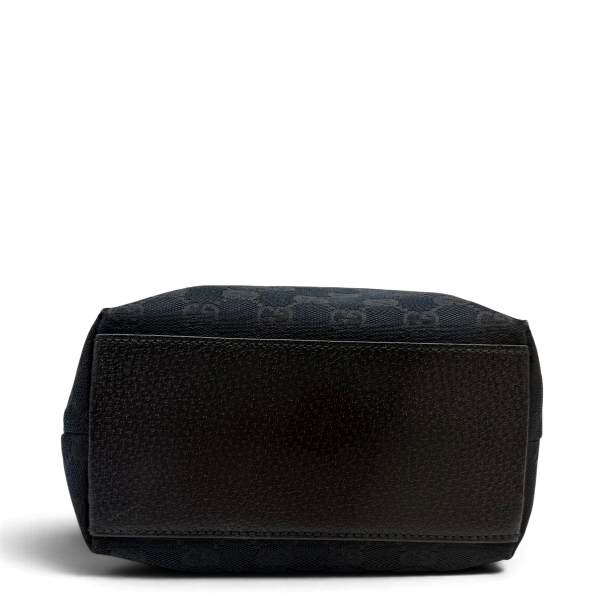 Gucci Schultertasche Charmy Mini Shopper monogram schwarz – Unterseite