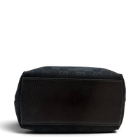 Gucci Schultertasche Charmy Mini Shopper monogram schwarz – Unterseite