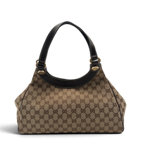 Gucci Schultertasche Charmy monogram beige
