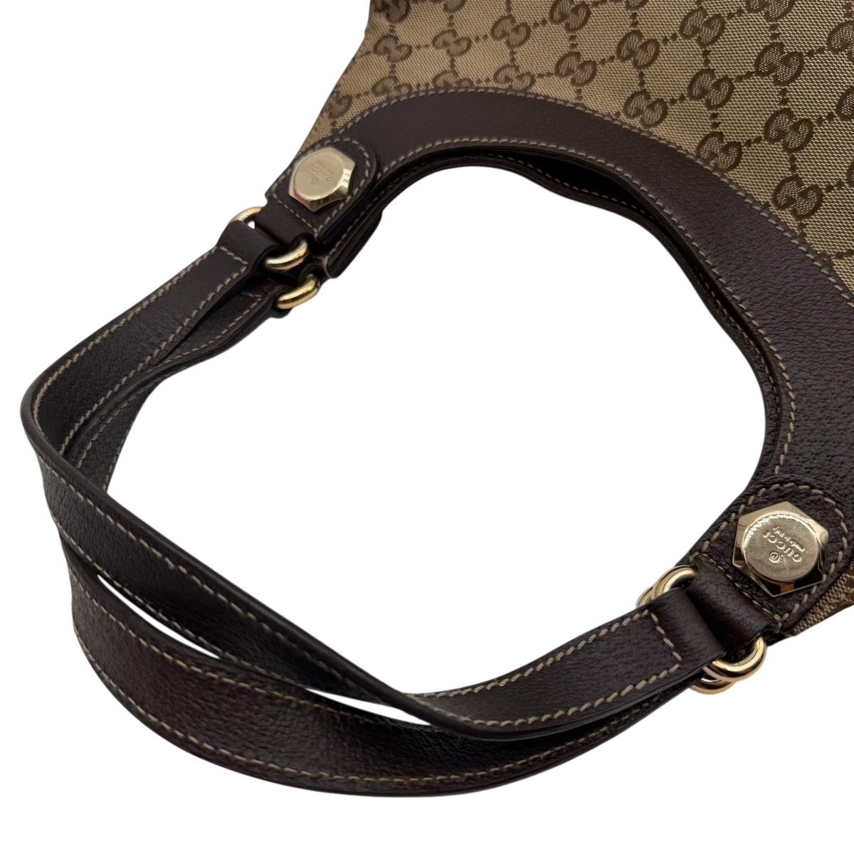 Gucci Schultertasche Charmy monogram beige