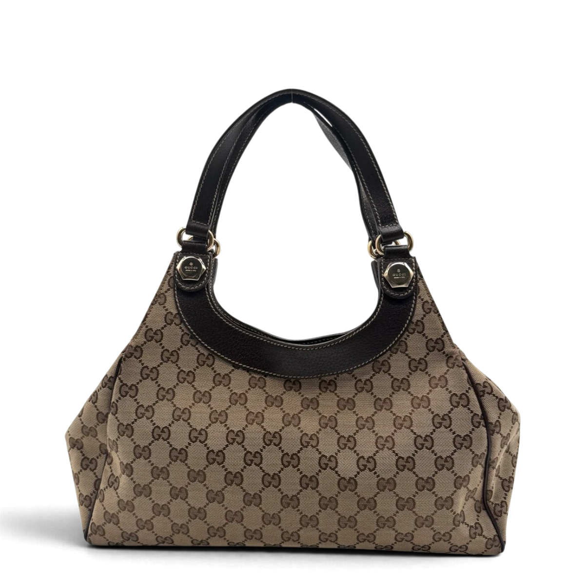 Gucci Schultertasche Charmy monogram beige