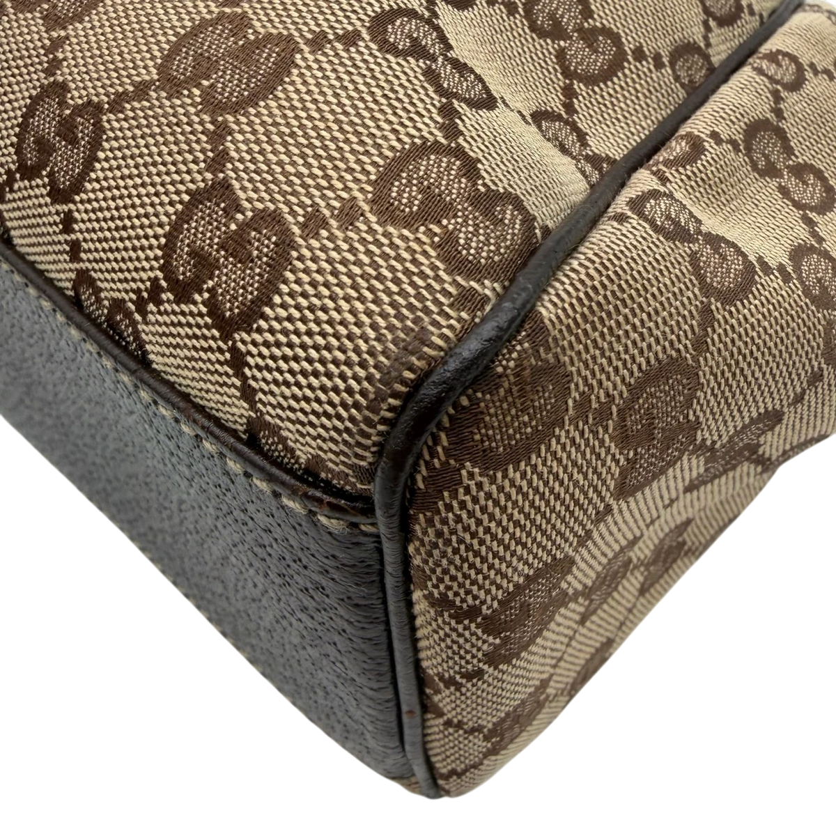 Gucci Schultertasche Charmy monogram beige