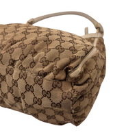 Gucci Schultertasche D-Ring large monogram beige