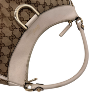 Gucci Schultertasche D-Ring large monogram beige