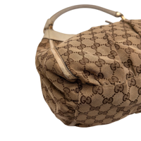 Gucci Schultertasche D-Ring large monogram beige
