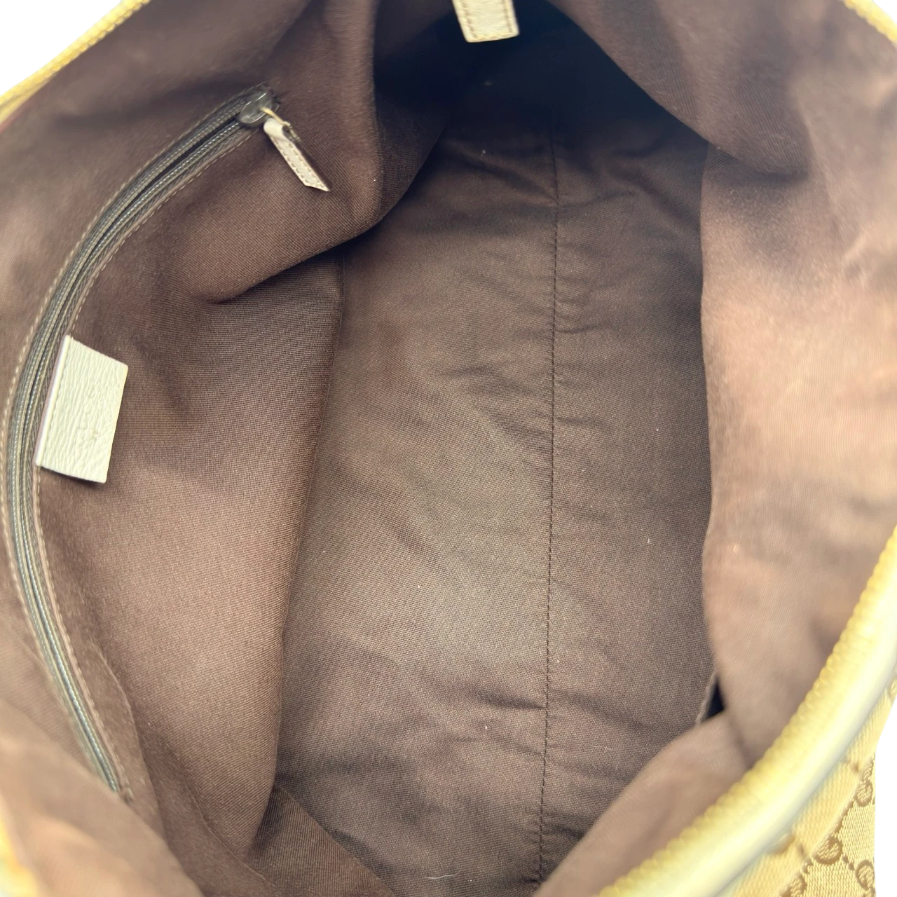 Gucci Schultertasche D-Ring large monogram beige
