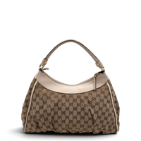 Gucci Schultertasche D-Ring large monogram beige