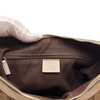 Gucci Schultertasche D-Ring large monogram beige