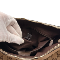 Gucci Schultertasche D-Ring large monogram beige