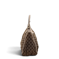 Gucci Schultertasche D-Ring large monogram beige