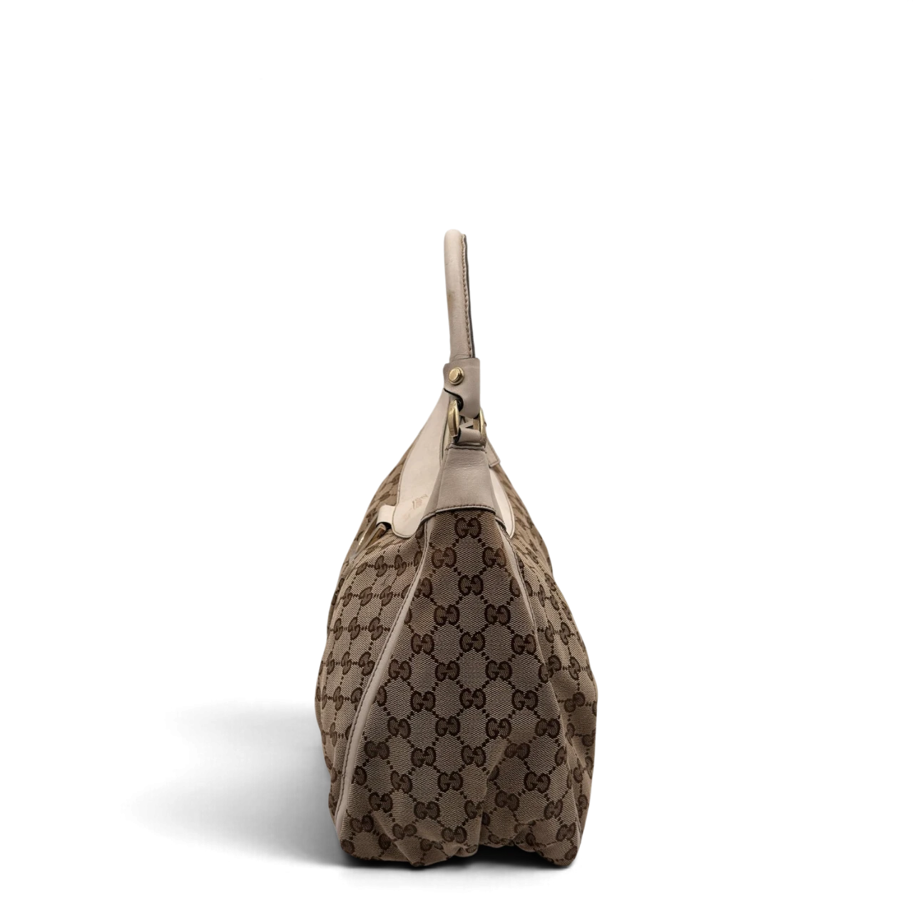 Gucci Schultertasche D-Ring large monogram beige