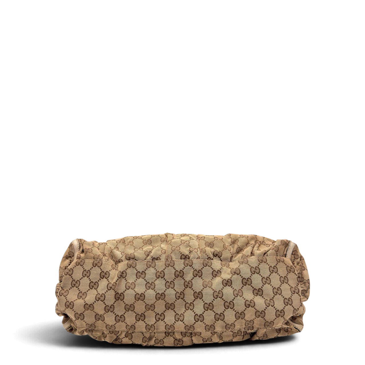 Gucci Schultertasche D-Ring large monogram beige