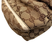 Gucci Schultertasche D-Ring large monogram beige