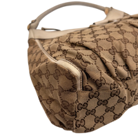 Gucci Schultertasche D-Ring large monogram beige