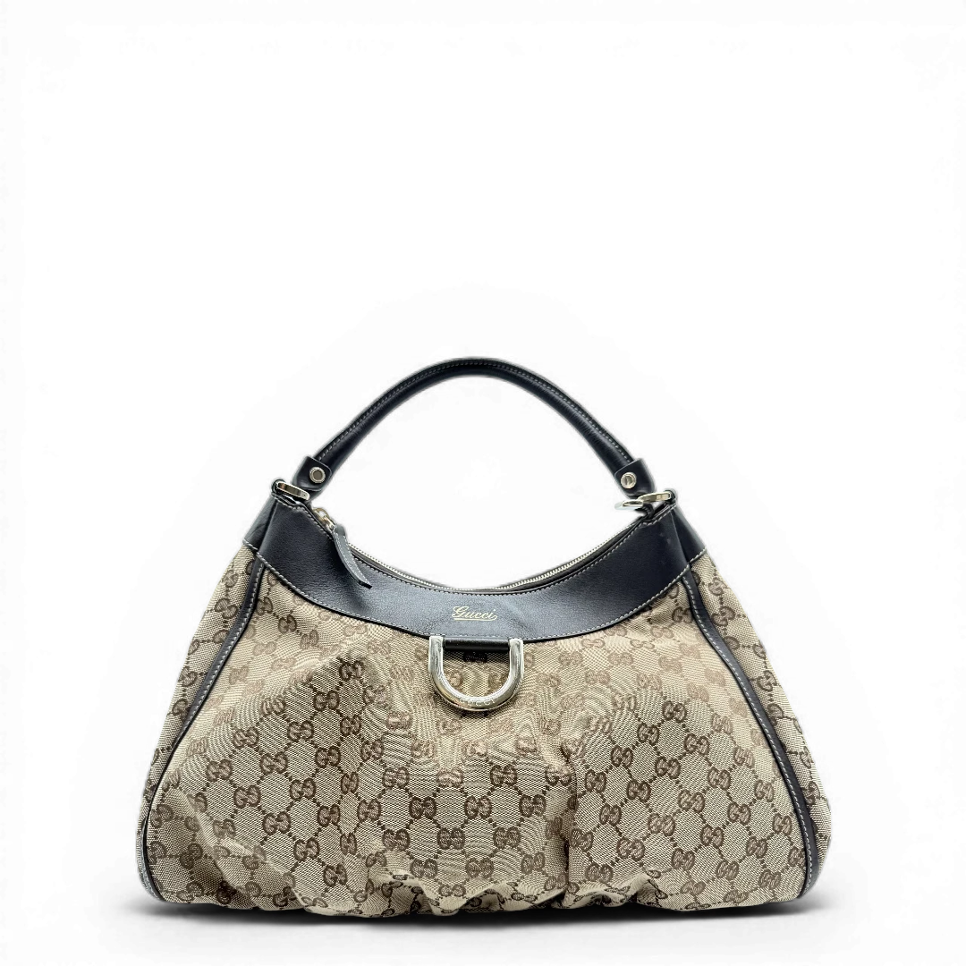 Borsa a tracolla con anello a D grande