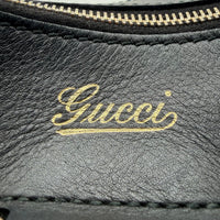 Gucci Schultertasche D-Ring large monogram schwarz – Prägung im Detail