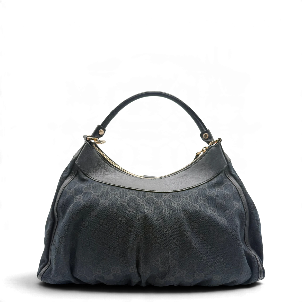 Gucci Schultertasche D-Ring large monogram schwarz – Gesamtansicht