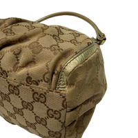 Gucci Schultertasche D-Ring monogram beige – Ecken im Detail