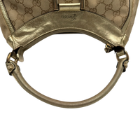 Gucci Schultertasche D-Ring monogram beige – Henkel im Detail