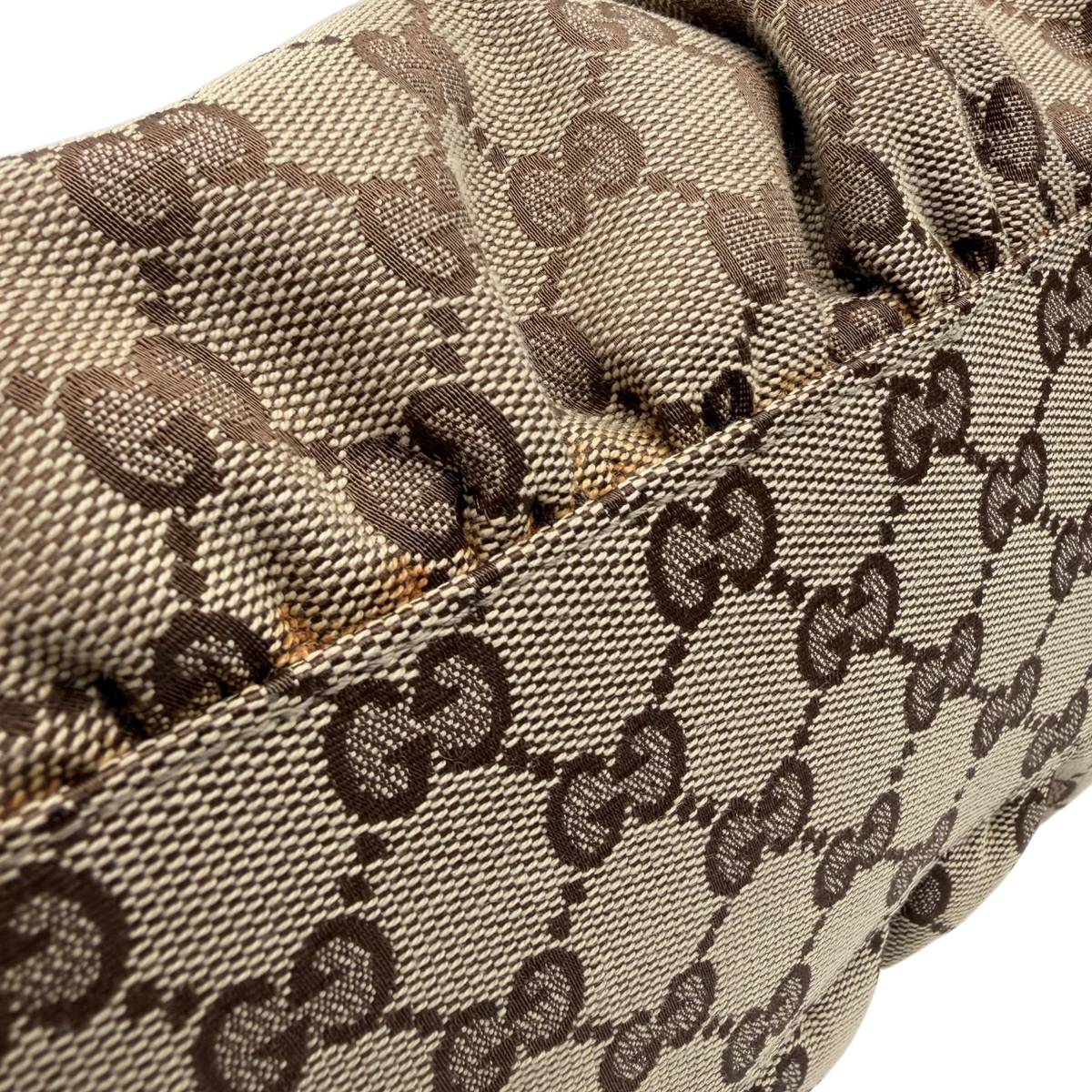 Gucci Schultertasche D-Ring monogram beige