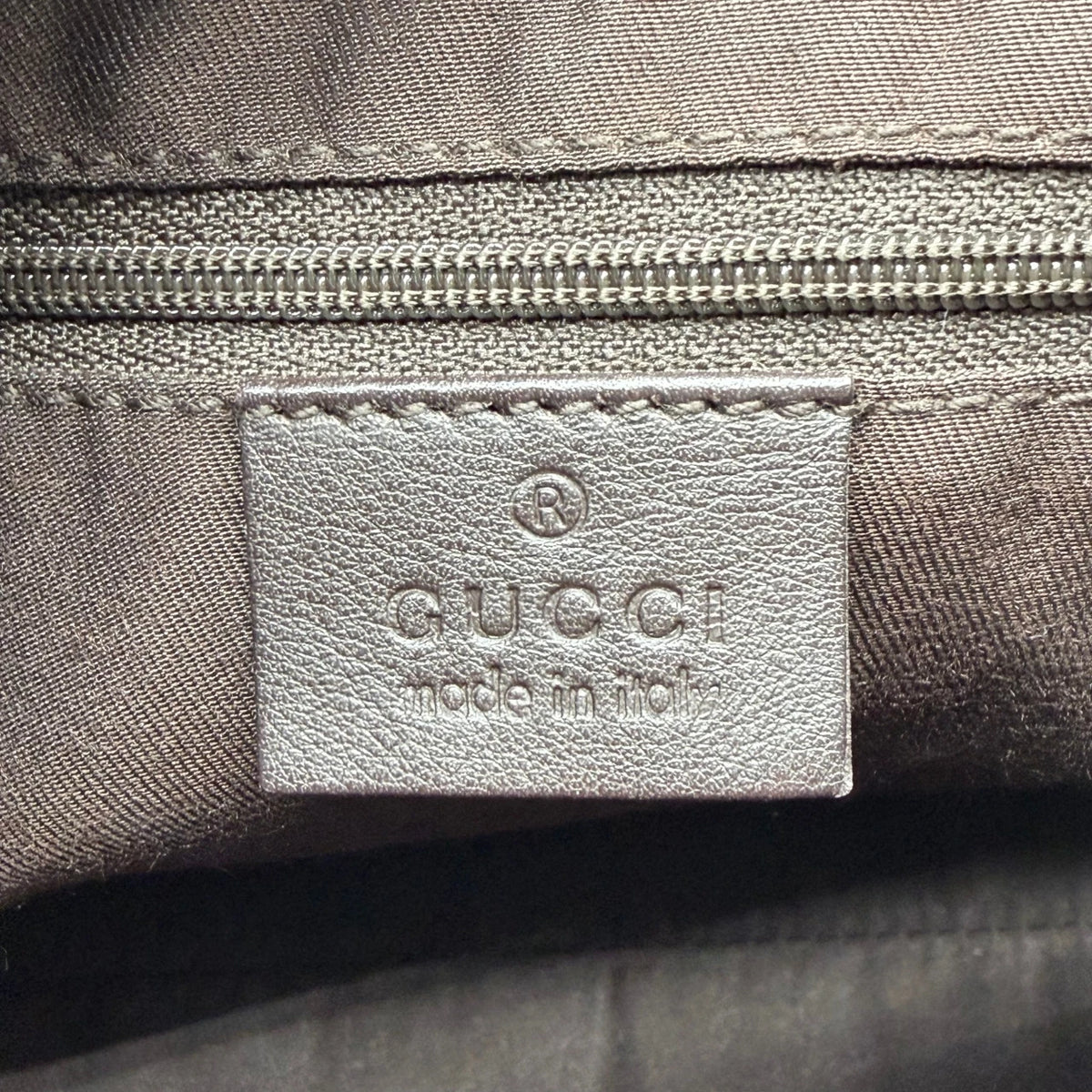Gucci Schultertasche D-Ring monogram beige